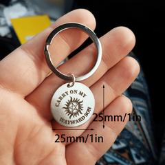 Stylish Letter Print Bag Pendant Metal Portable Bag Pendant For Travel