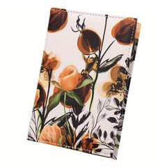 Colorful Flower Bank Card Holder Passport Protective Shell