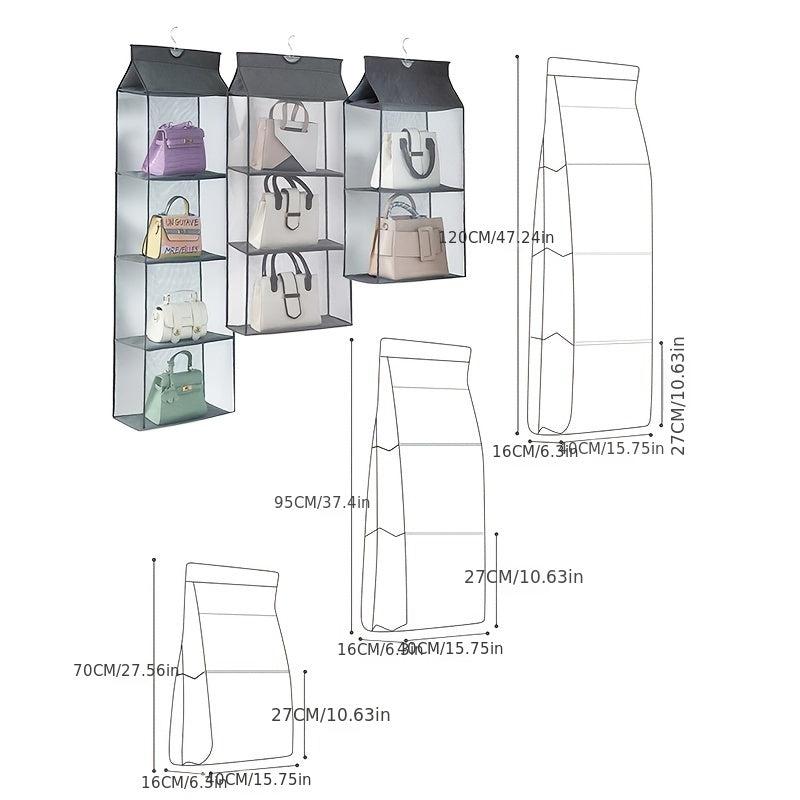 Handbag Purse Organizer Dust-proof Storage Holder For Closet