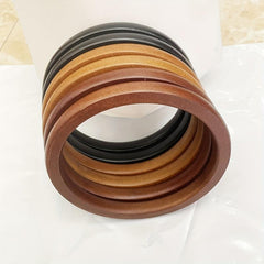 2PCS 13 Wood Round Handles for Bag Accessories Replacement DIY Handbag