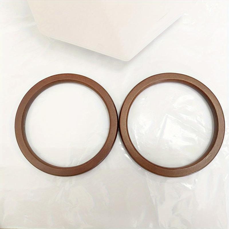 2PCS 13 Wood Round Handles for Bag Accessories Replacement DIY Handbag