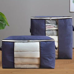 Large Capacity Storage Organizer Zipper Dustproof Container