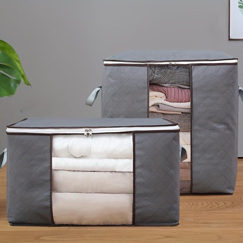 Large Capacity Storage Organizer Zipper Dustproof Container