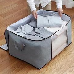 Large Capacity Storage Organizer Zipper Dustproof Container