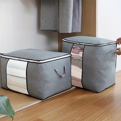 Large Capacity Storage Organizer Zipper Dustproof Container
