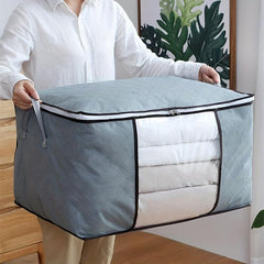 Large Capacity Storage Organizer Zipper Dustproof Container