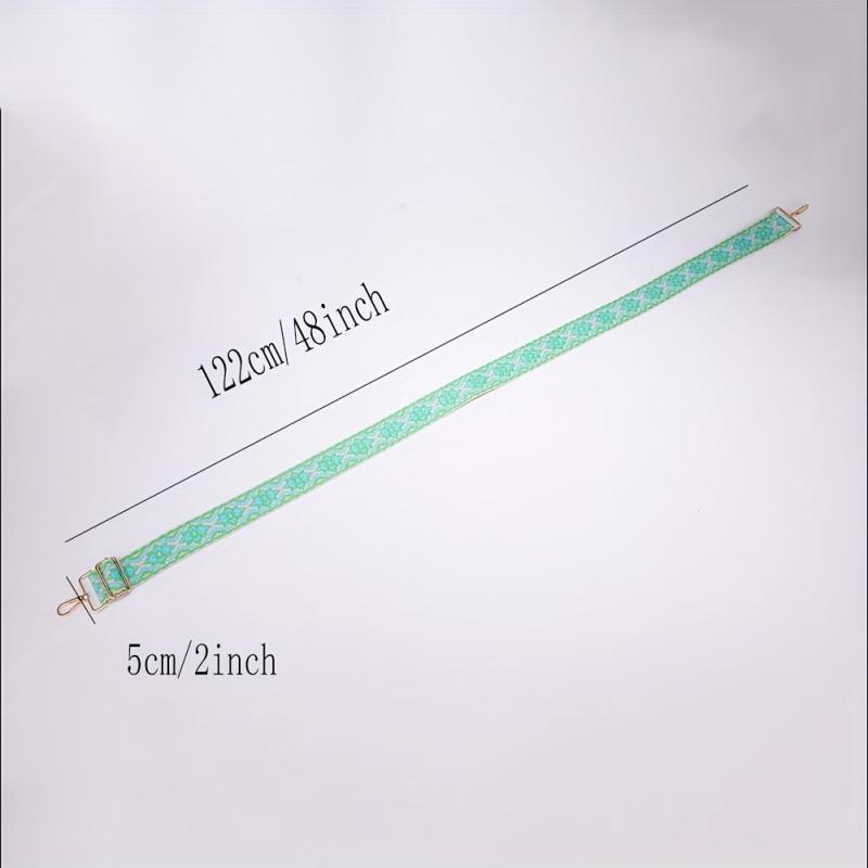 Embroidery Adjustable Strap Wide Nylon Handbag Belt For Women
