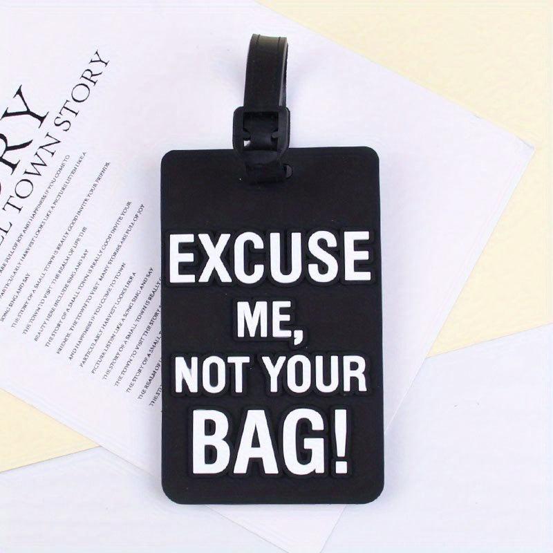 Geometric Letter Boarding Card PVC Soft Rubber Card Sleeve