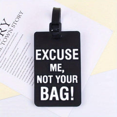 Geometric Letter Boarding Card PVC Soft Rubber Card Sleeve