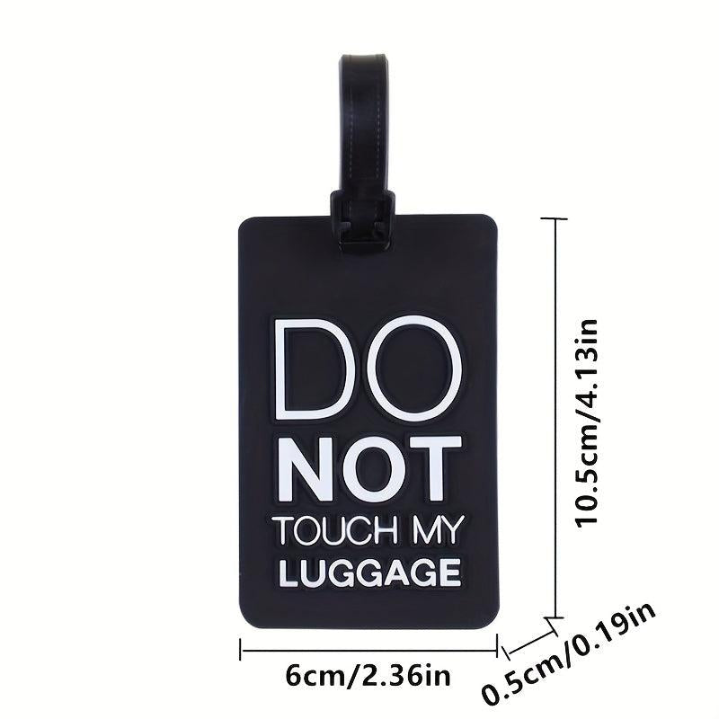 Geometric Letter Boarding Card PVC Soft Rubber Card Sleeve