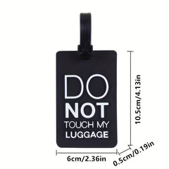 Geometric Letter Boarding Card PVC Soft Rubber Card Sleeve
