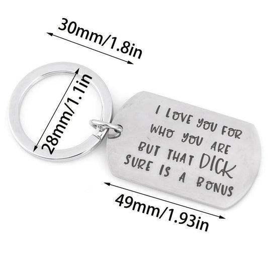 Alphabet Pattern Bag Pendant Metal Key Ring For Gift