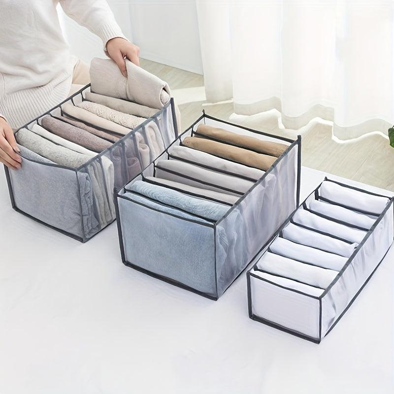 Large Capacity Mesh Storage Organizer Bag with Grids