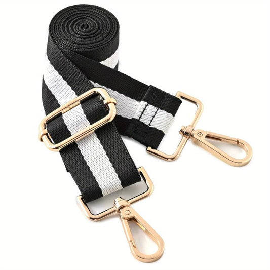 Purse Strap Replacement Striped Adjustable Shoulder Strap DIY Bag Accessories