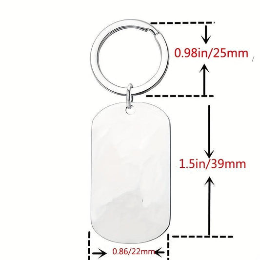 Metal Bag Pendant Letter Print Accessory