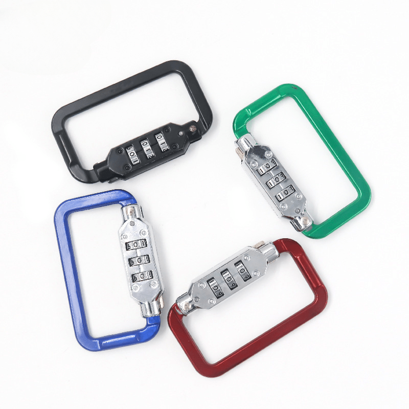 Bike Code Lock Metal Padlock Helmet Lock for Baggage Backpack & Motorcycle
