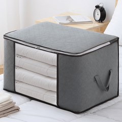 Large Capacity Clothes Storage Organizer with Zipper, Dustproof Container