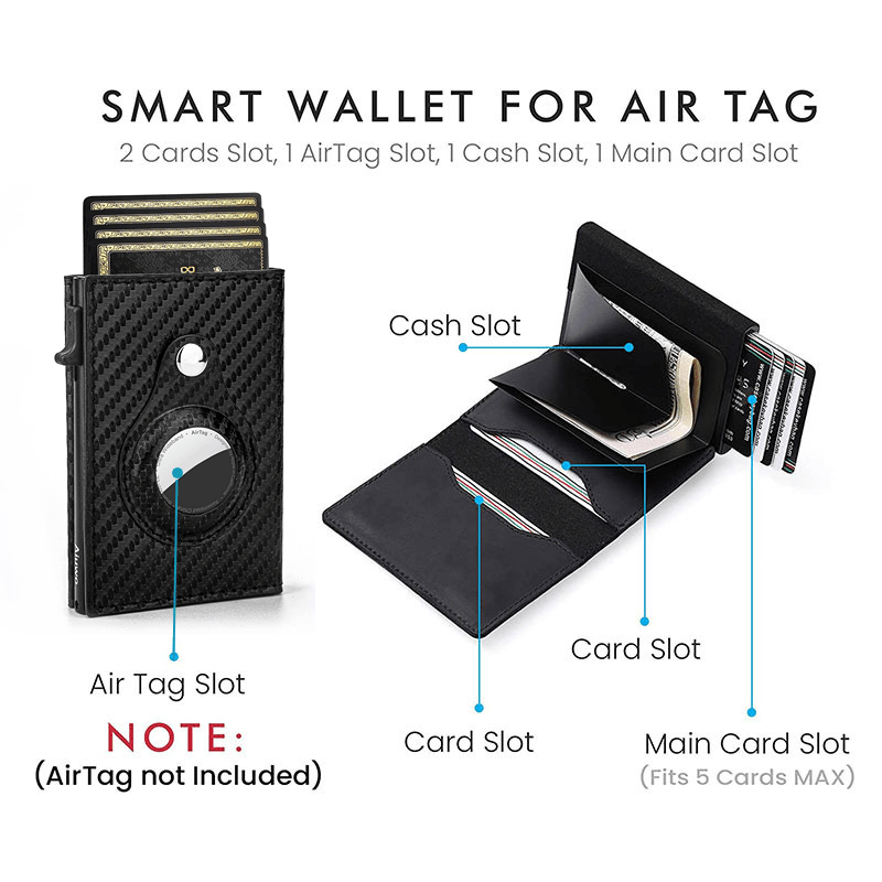 RFID Blocking Wallet Money Clip Minimalist Credit Card Holder Slim Wallet