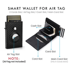 RFID Blocking Wallet Money Clip Minimalist Credit Card Holder Slim Wallet