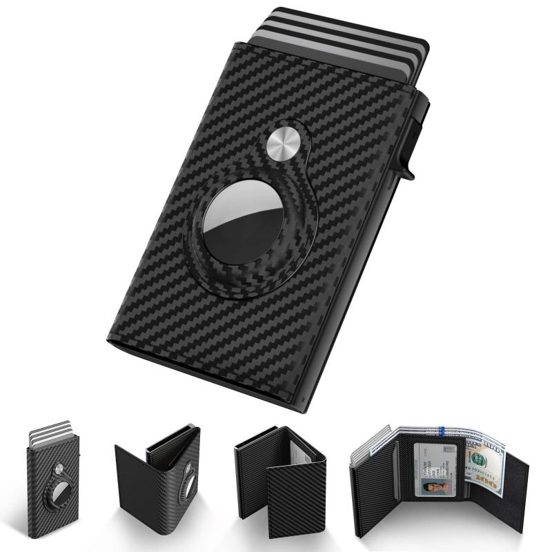 RFID Blocking Wallet Money Clip Minimalist Credit Card Holder Slim Wallet