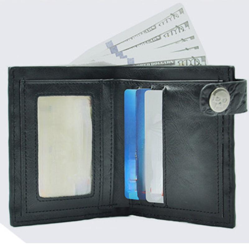 Men's Punk Rock Devil Skull Wallet