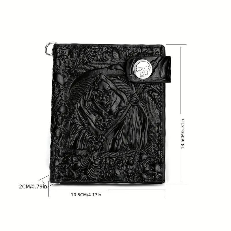 Men's Punk Rock Devil Skull Wallet