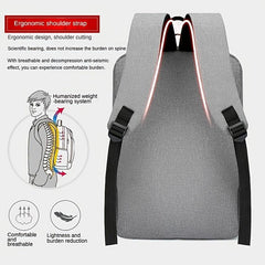 Men's Outdoor Sports Backpack with USB Charging Port