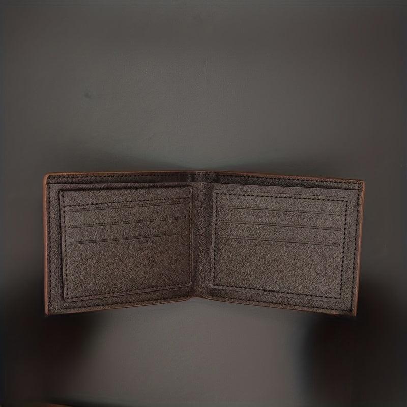 Crocodile Pattern Short Wallet Money Clip Card Holder Leather Wallet