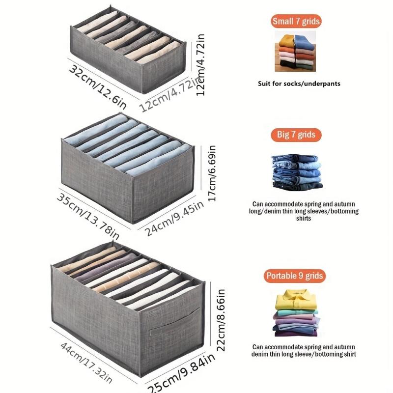 Clothes Wardrobe Organizer Container Closet Underwear Storage Box