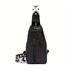 Stylish Mini Chest Bag with Wide Shoulder Strap