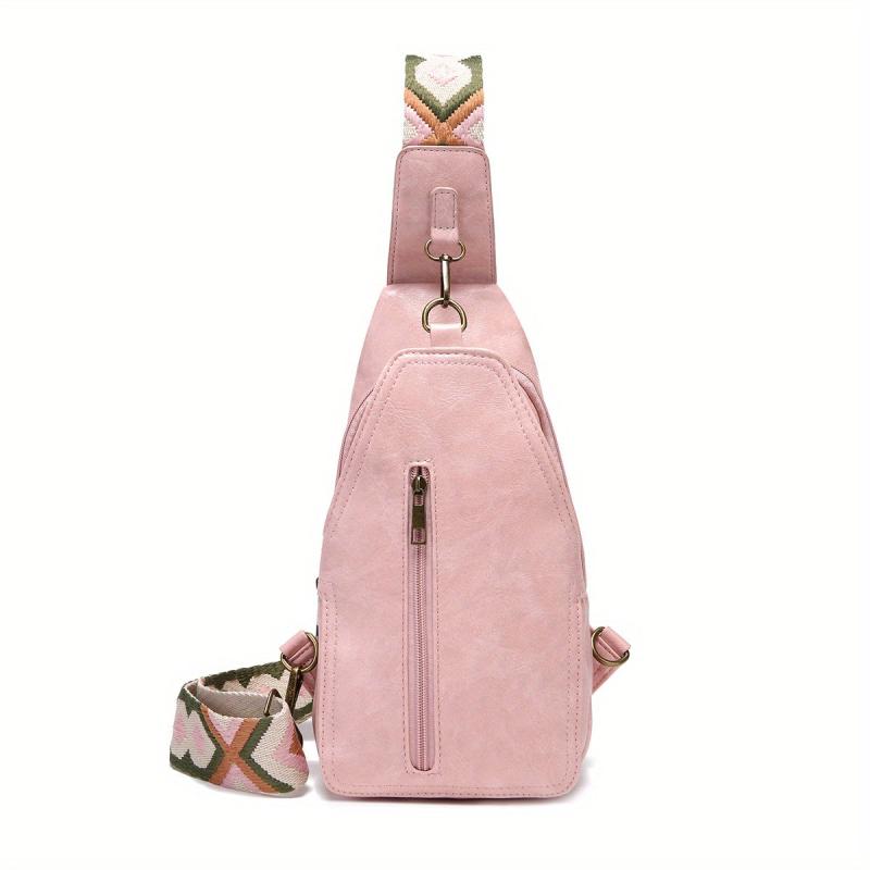 Stylish Mini Chest Bag with Wide Shoulder Strap