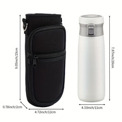 Neoprene Water Bottle Holder Crossbody Bag Cup Sleeve Cover