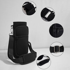 Neoprene Water Bottle Holder Crossbody Bag Cup Sleeve Cover