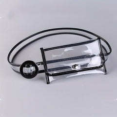 Transparent Waist Bag Mini Running Storage Bag All Match Niche Fancy Pack