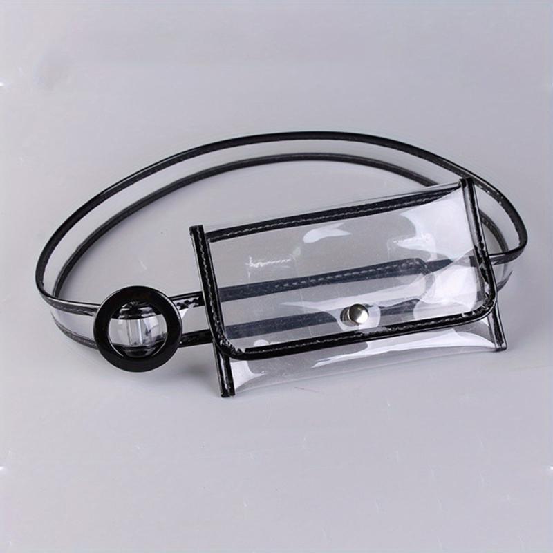 Transparent Waist Bag Mini Running Storage Bag All Match Niche Fancy Pack