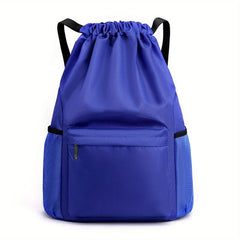 Large Capacity Drawstring Backpack Dry Wet Separation Basketball Football Bag