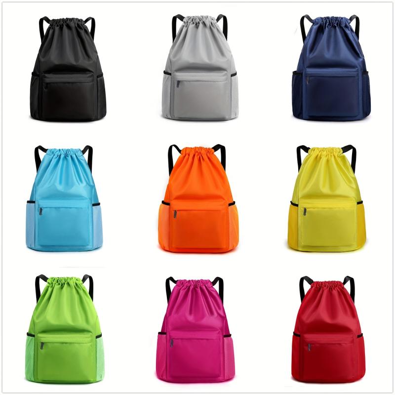 Large Capacity Drawstring Backpack Dry Wet Separation Basketball Football Bag