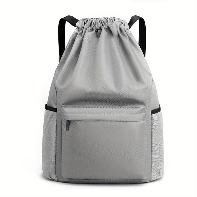 Large Capacity Drawstring Backpack Dry Wet Separation Basketball Football Bag