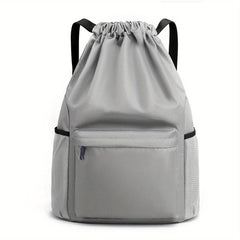 Large Capacity Drawstring Backpack Dry Wet Separation Basketball Football Bag