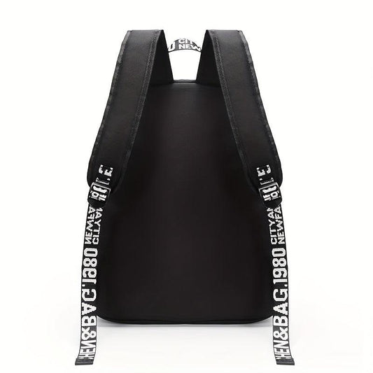 Men's Large Capacity Backpack & Crossbody Bag Set