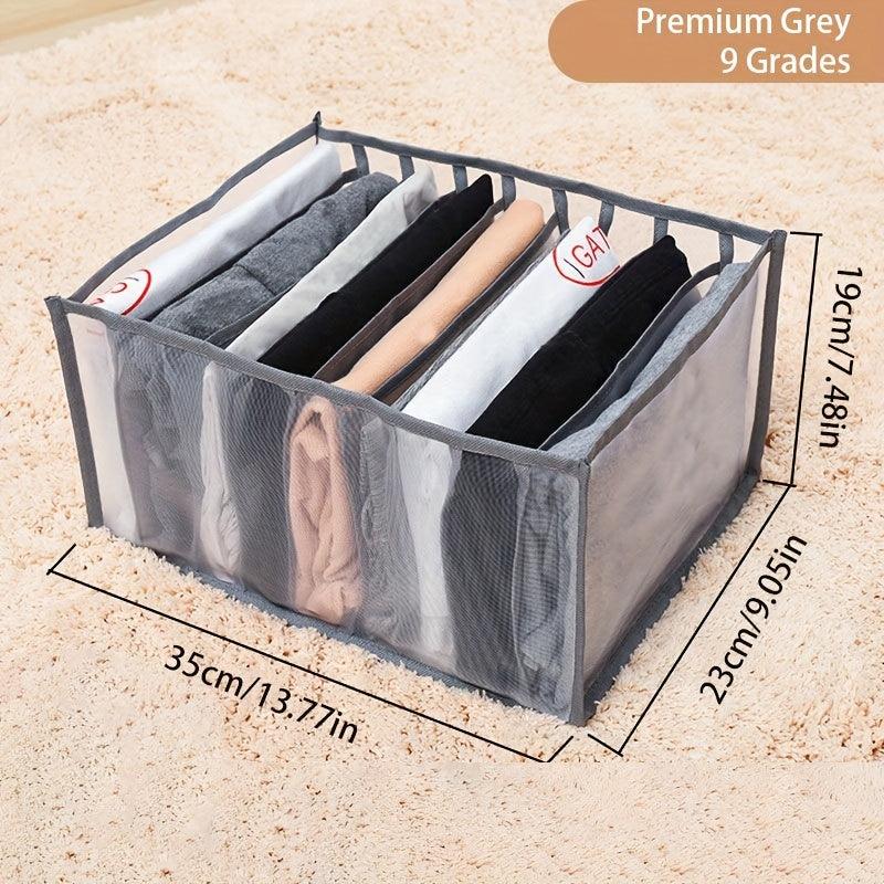 Clothes Storage Bag Underwear Drawer Organizer Jeans Compartment Box