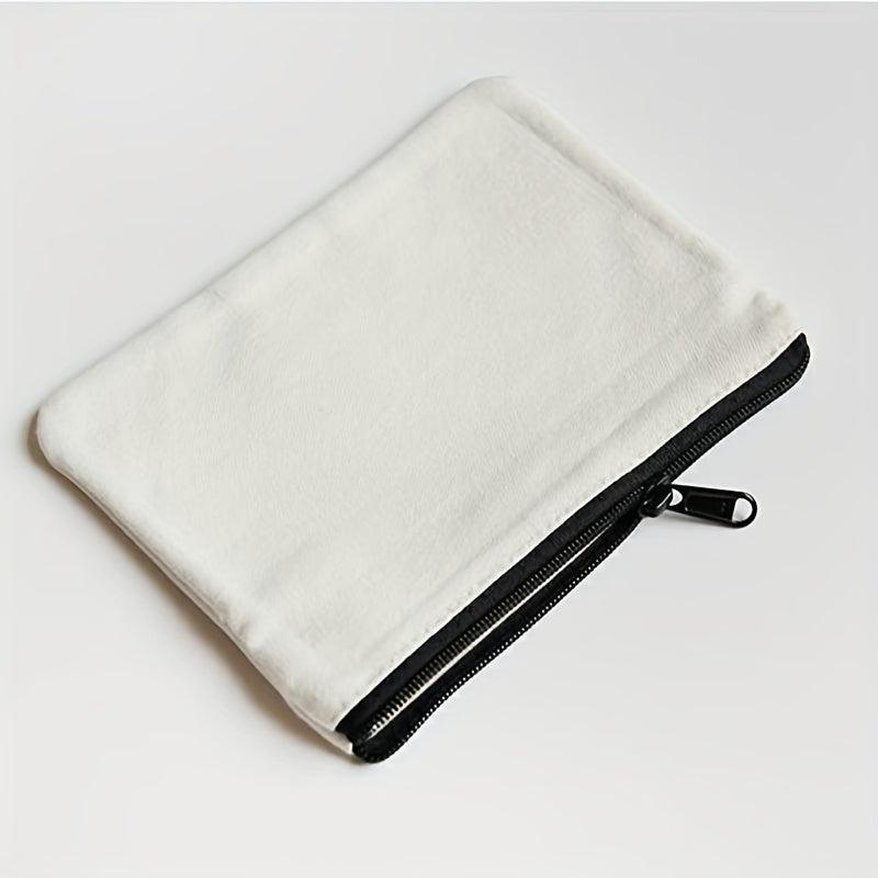 Mad Hatters Carry All Pouch Canvas Zipper Coin Purse