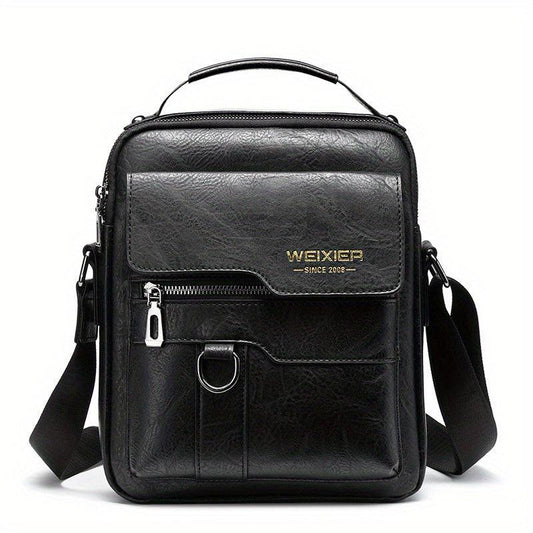 Vintage Leather Crossbody Shoulder Bag for Women