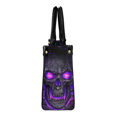 Ghost Skull Print Tote Bag Halloween Pattern Handbag Gothic Punk Style