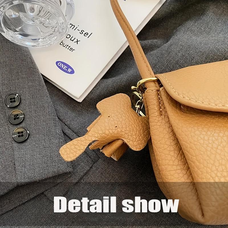 Vintage PU Crossbody Bag Retro Shoulder Bag Women's Casual Handbag & Purse