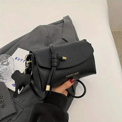 Vintage PU Crossbody Bag Retro Shoulder Bag Women's Casual Handbag & Purse