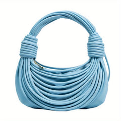 Knotted Handbag Niche Crossbody Bag Stylish Crescent Purse For Women