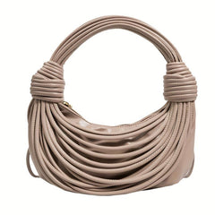 Knotted Handbag Niche Crossbody Bag Stylish Crescent Purse For Women