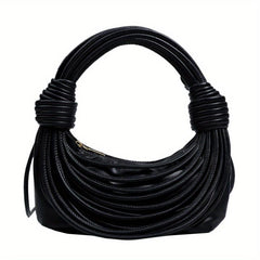 Knotted Handbag Niche Crossbody Bag Stylish Crescent Purse For Women