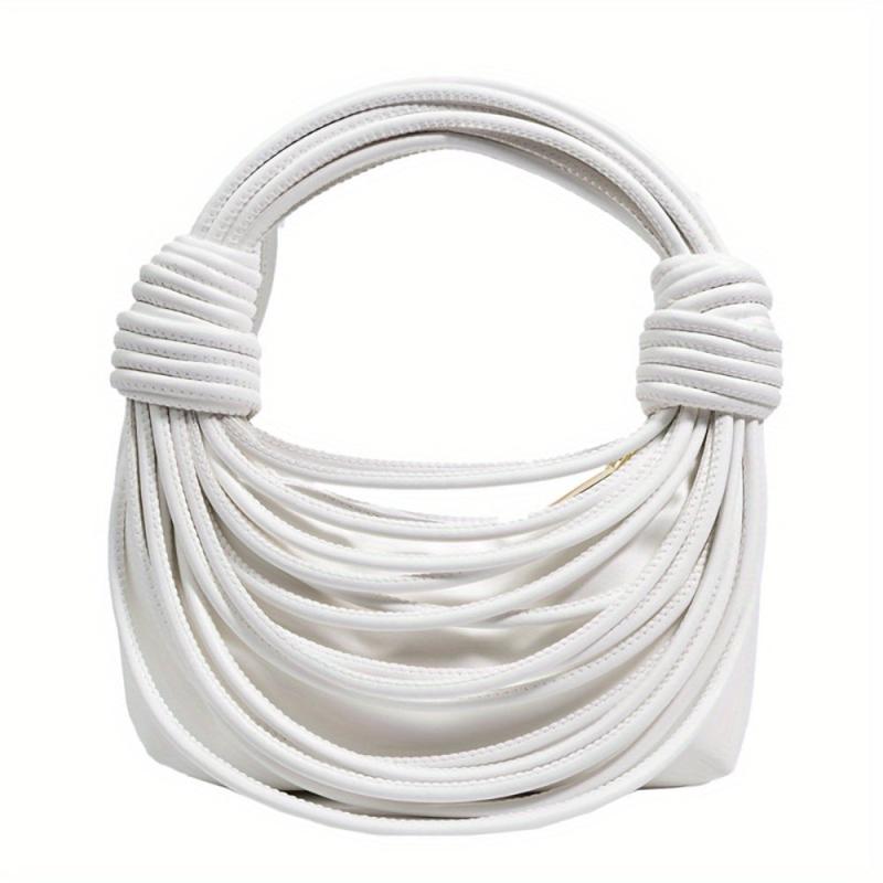 Knotted Handbag Niche Crossbody Bag Stylish Crescent Purse For Women